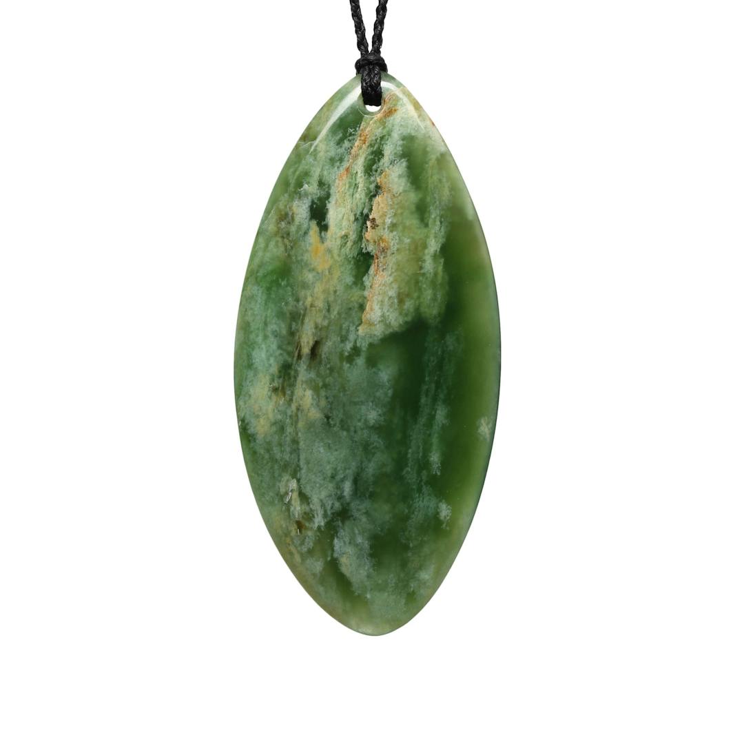 New Zealand Jade Polished Drop Pendant