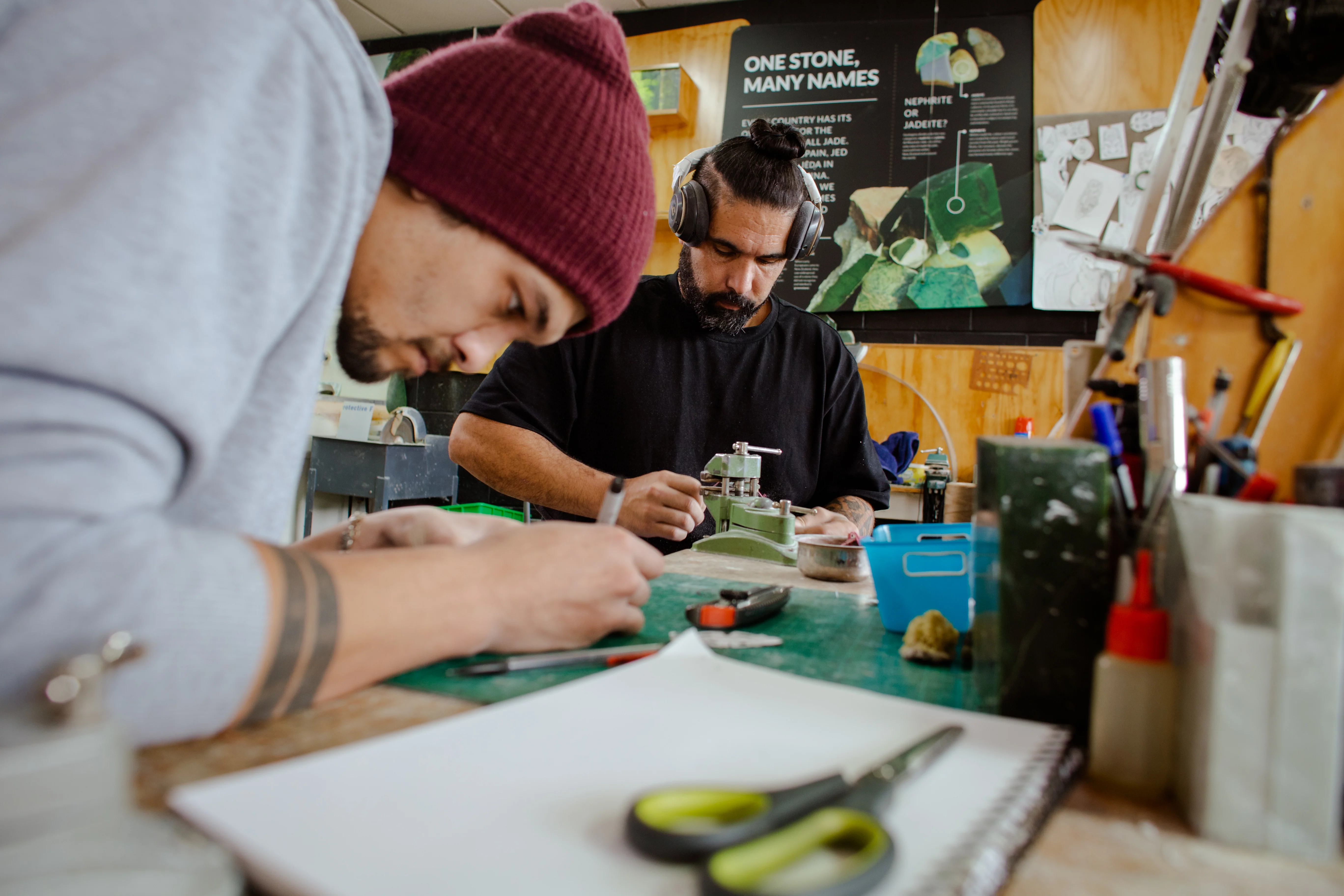 Carvers in Rotorua Studio